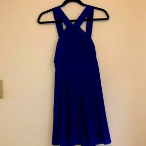 Royal blue dress